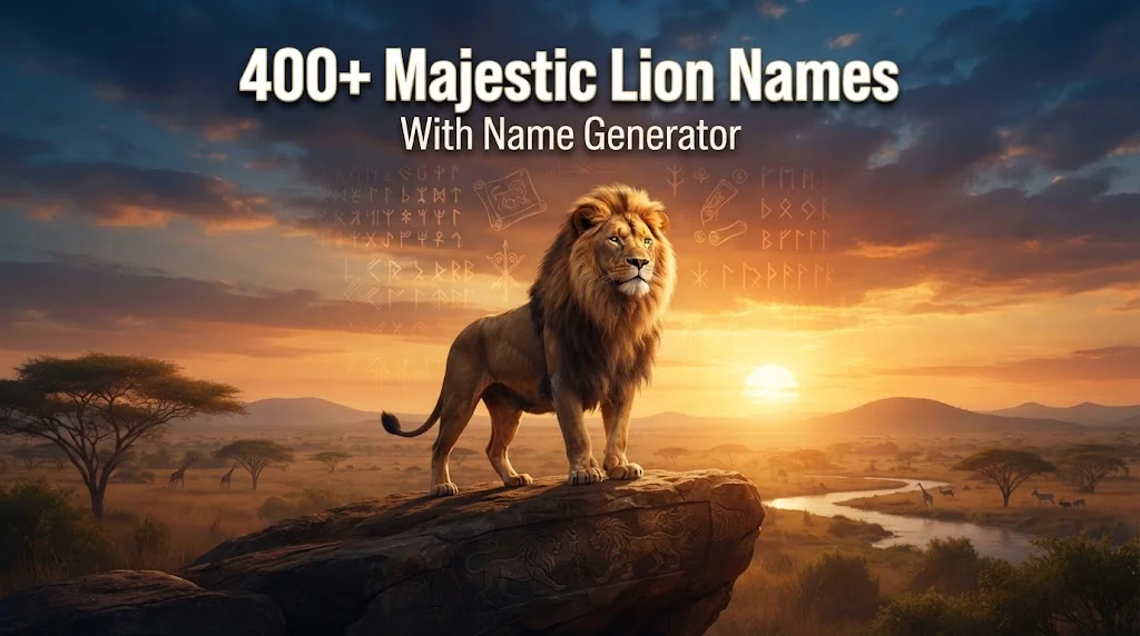 Majestic Lion Names With Name Generator