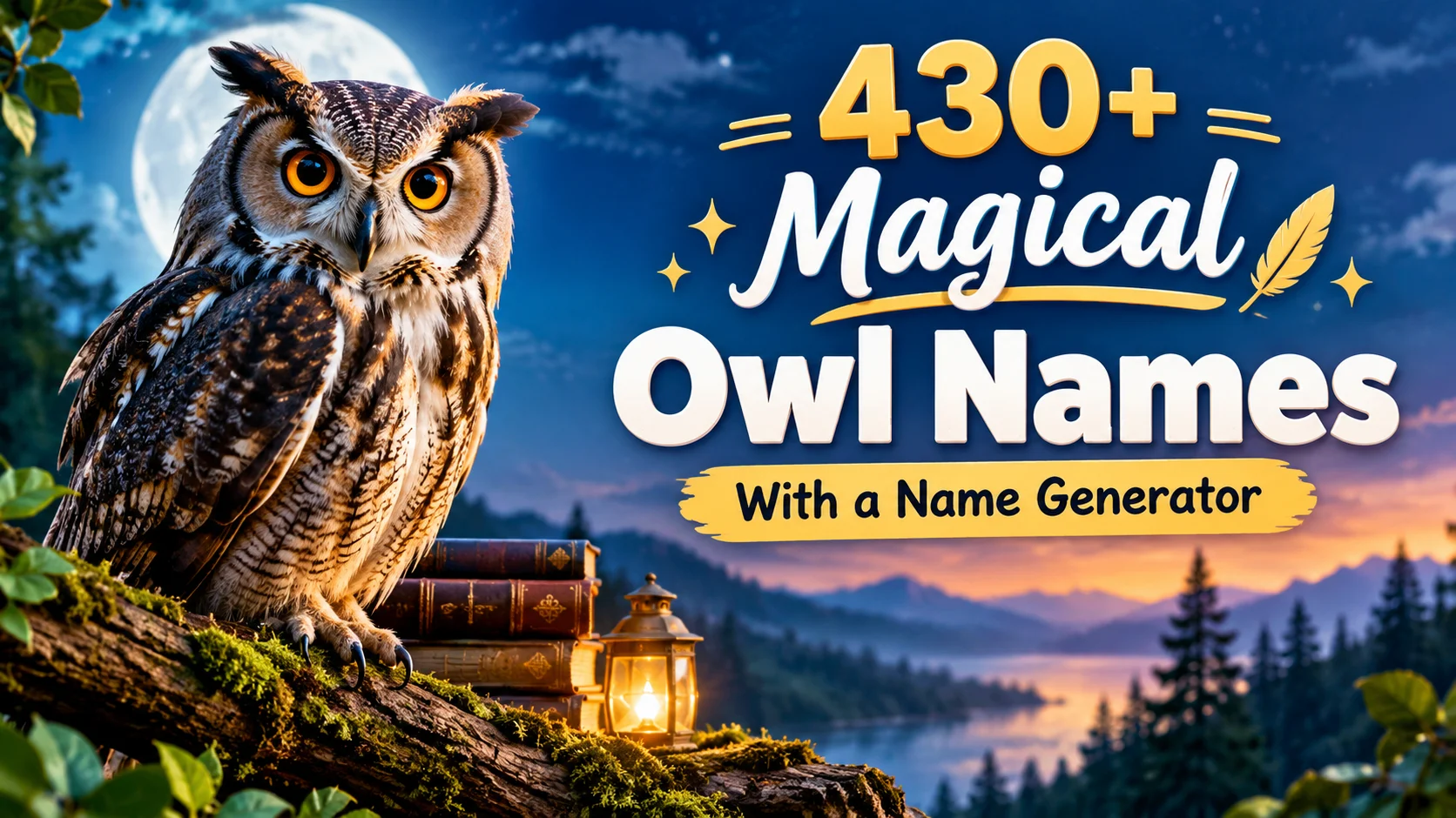Magical Owl Names With a Name Generator
