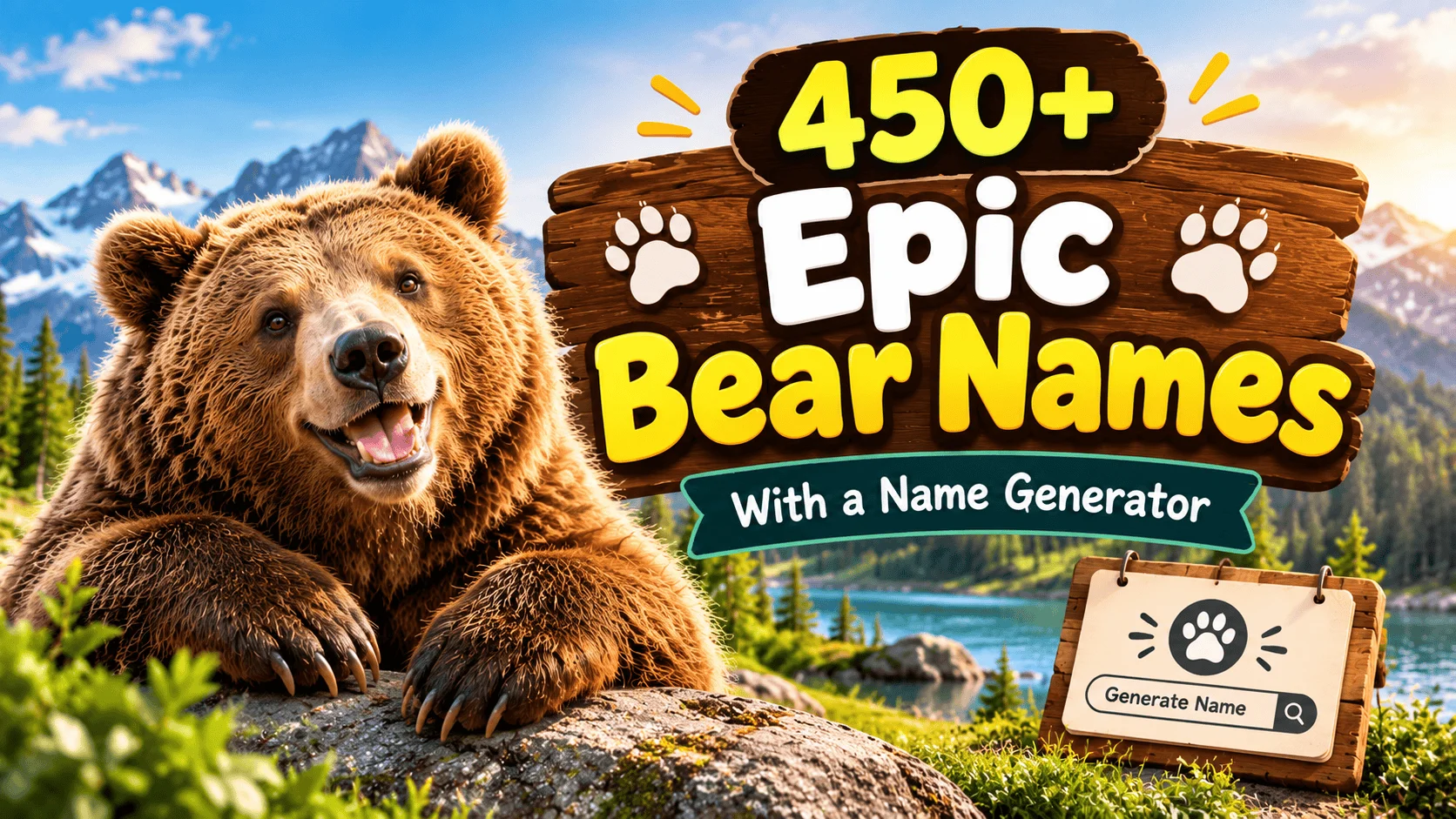 Epic Bear Names With a Name Generator