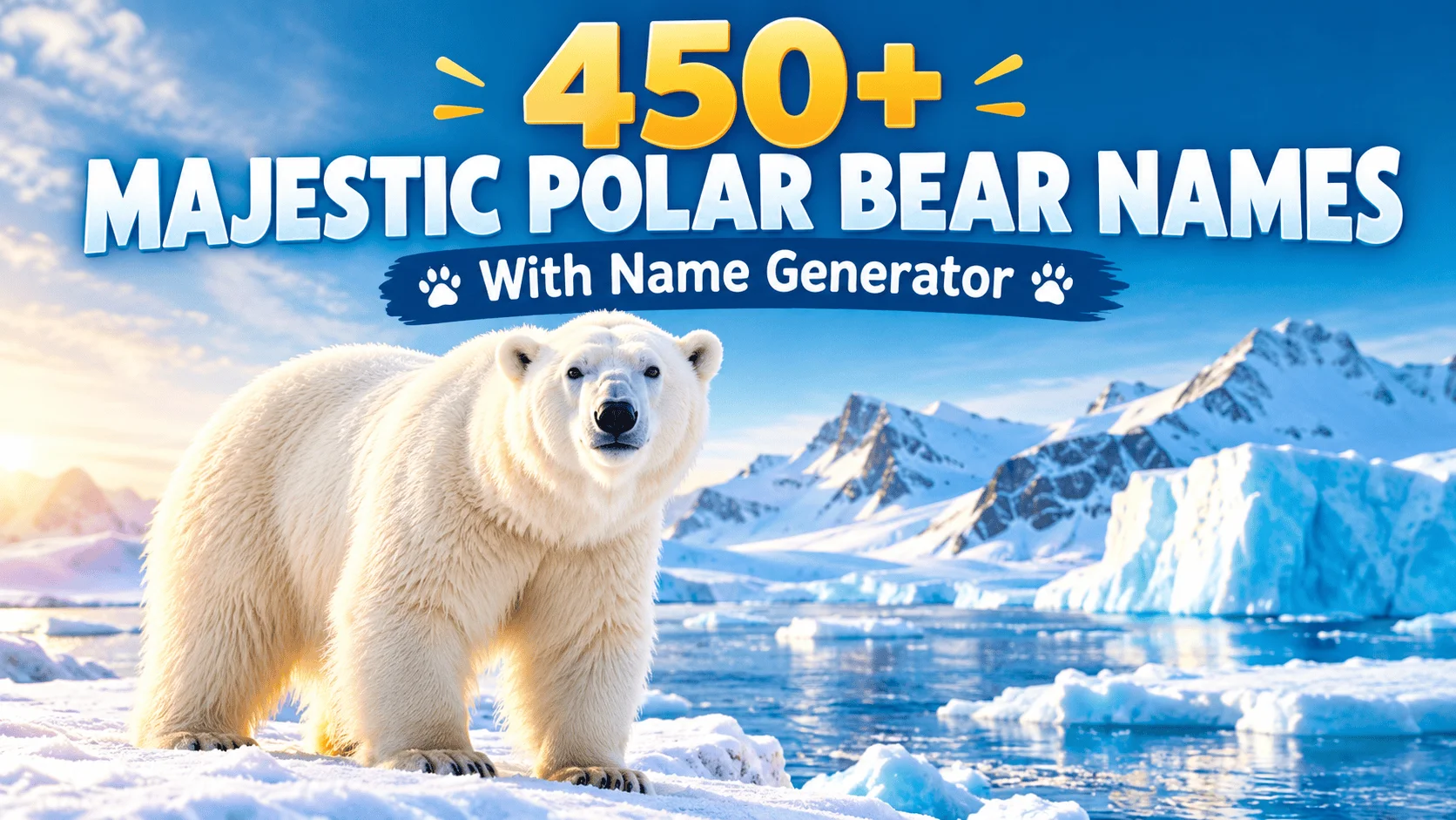 Majestic Polar Bear Names With Name Generator