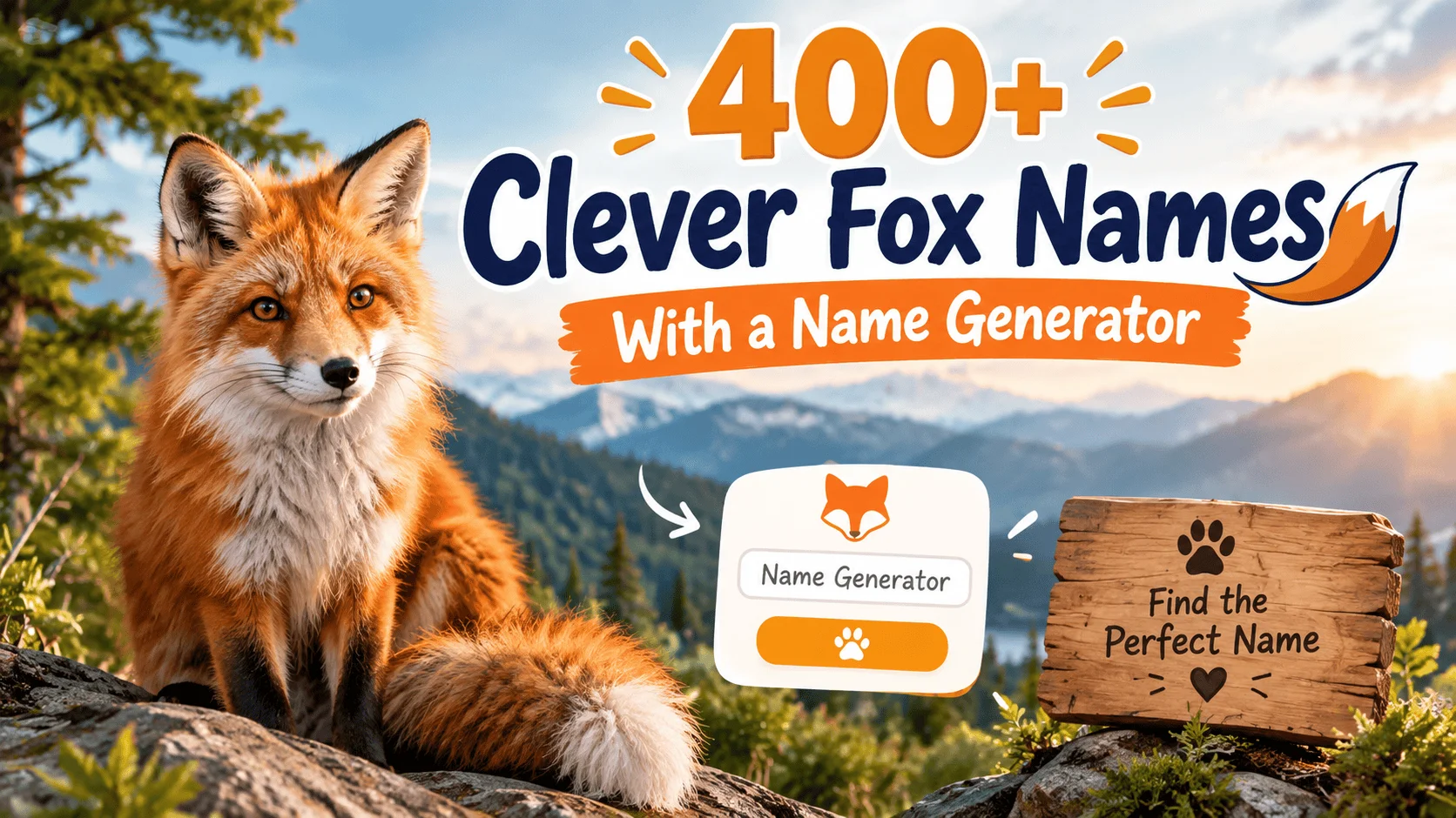 Clever Fox Names With a Name Generator