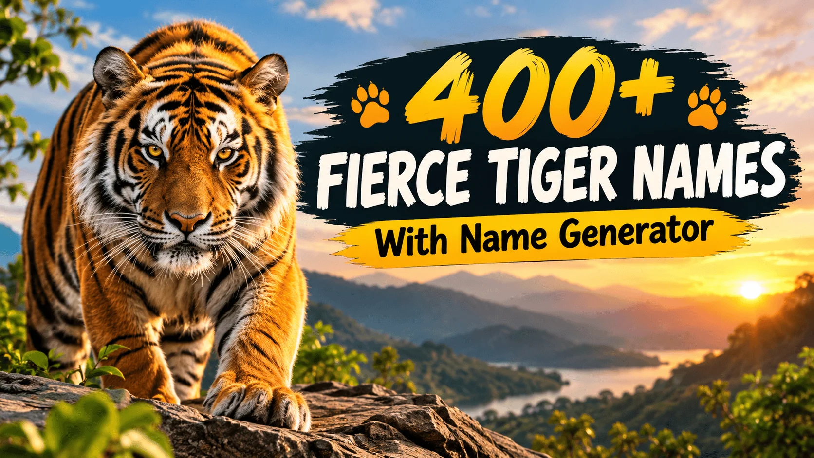 Tiger Names With a Name Generator